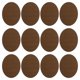 thumbnail image 1 of Kit de Parche de Terciopelo Ovalado Termoadhesivo Uxcell para Reparar Pantalones Camisas Chaquetas Café Claro 12 Paquete, 1 of 6