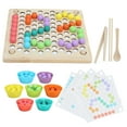 thumbnail image 1 of Clip Beads Toy, Safe Funny Durable Educational Educational Toys  For Educational Game For Toy Gift, 1 of 8