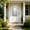 White-3/4 View Frosted Glass, variant on HUTWIFE 36 * 80 White Front Door Slab-Fiberglass Entry Door Leaf-Reversible Classic Exterior Door with Low-E Glass(Inswing Right 35.75 * 80, Primed)