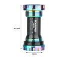 thumbnail image 6 of NIBOLOG BB52 Bicycle Bottom Bracket High Hardness Anti-rust Tough M68 Five Way 68/73mm Central Movement Axis for Shimano/for Haomeng/for IXF, 6 of 8