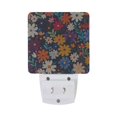 thumbnail image 5 of Yayeee LED Night Light for The Home Plug in With Light Sensors 2 Pack, Bright Colorful Flowers Pattern, 5 of 6