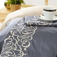 thumbnail image 3 of Superior Harrison Embroidered Cotton Duvet Cover Set, Full/Queen, White, 3 of 5
