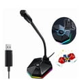 thumbnail image 1 of Usb Micrófono De Escritorio Condensador Plug-and-play Gamer Chat 360 Grados Gamer  microfono, gamer, 360, 1 of 7
