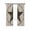 Brown Beige, variant on Texas Star Rustic Blackout Curtains, Light Blocking Print Window Curtains, Vintage Farmhouse Striped Brown Thermal Insulated Window Drapes for Living Room Kitchen Cafe 2 Panels, 84"W x 84"L