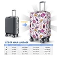 thumbnail image 6 of Bingfone Wine Luggage Cover Washable Suitcase Cover Protector Anti-scratch Suitcase cover Fits 18-32 inch Luggage, 6 of 9