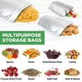 thumbnail image 5 of LotFancy Mylar Bags s for Food Storage, Resealable Foil Ziplock Bag, 40 Pcs 1 Gallon, 5 of 9