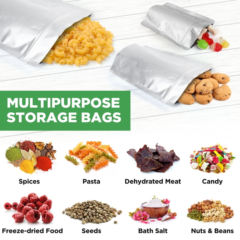 LotFancy Mylar Bags for Food Storage, 40 Count Gallon photo 4
