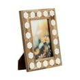 thumbnail image 7 of Sagebrook Home Wood/resin, 4x6 Hexagon Frame, White, 7 of 7