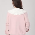 thumbnail image 5 of Solid Neckline Collar Shoulder Clothes Accessory White, 5 of 6