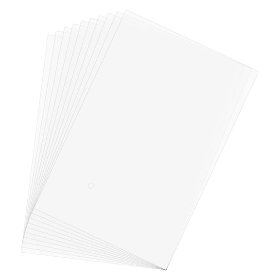 Uxcell 100 Pcs POF Heat Shrink Wrap Bags, 7 x 5 Inch Transparent Heat Seal Bags Film