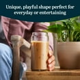 thumbnail image 3 of Libbey Classic Can XL Set of Drinking Glasses, Iced Coffee Cups Set of 4, 20 Oz, Dishwasher Safe Glass Beer Cups for Beverages and Cocktails, 3 of 5
