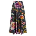thumbnail image 7 of Spring Dresses for Women Viikei A-Line Skirt with Pockets for Convenience,Women's Casual Flowers Printed A-line Elastic Waist Skirt Multicolor M, 7 of 7