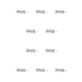 thumbnail image 3 of Sonducket Pinzas para el cabello encantadoras letras útiles hermosas pinzas para la cabeza resistentes decorativas delicadas herramientas de estilismo con BEBÉ 10piezas Sonducket CBP301030, 3 of 5