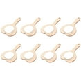 thumbnail image 2 of DIY Wooden Handheld Mirror Light Brown for Kids Craft Projects 8Pcs 5.3X3.3X0.2In, 2 of 5