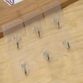 thumbnail image 6 of Wall Hook Clear Resusable Seamless No Scratch Waterproof Multi-Purpose Hooks, 6 of 6