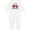AA-White, variant on Future Firefighter Red Fire Truck Engine Baby Romper Coveralls
