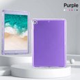 thumbnail image 5 of Allytechgroup Clear Case for iPad 9th/8th/7th Generation 10.2" & iPad Air 3 10.5" (Air 3rd Gen) & iPad Pro 10.5 2017, [Built-in Pencil Holder] Anti Yellowing Slim Shockproof Protective Cover, Purple, 5 of 7