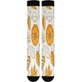 thumbnail image 7 of FREEAMG Leaves and Pumpkinspg Compression Socks for Women and Men(1Pairs)-Best Support for Running, Athletic, Nursing, Travel, 7 of 7