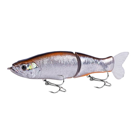 Multi Jointed Swimbaits Fishing Tackle Artificial Hard Baits Swimming Lures 32g 135mm Slow Sinking Fishing Lure with Hoo