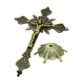 thumbnail image 2 of JESÚS Cross Statue Standing Crucifix, Figurine Table Cross Crucifix Jesus Crucifix, para la decoración del hogar de la mesa Decoración cristiana, 2 of 8