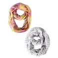 thumbnail image 1 of Peach Couture Anchor Print Cute Trendy All season Infinity Loop Scarves, 1 of 5
