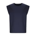thumbnail image 3 of BiZtdJrK Cut Off Workout Tank Tops for Men Big and Tall Cap Sleeve Athletic Tank Shirts Lightweight Fitness Tank Top on sale Navy S, 3 of 6