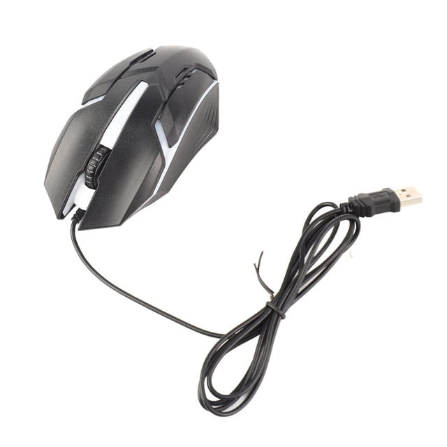 Office Mouse, RGB Lighting Effects Sensitive RGB Gaming Mouse for Home for Working