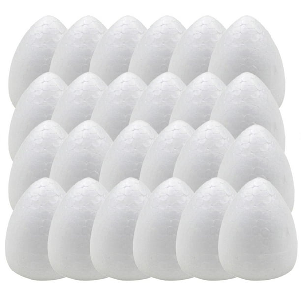 100 capullos de espuma para modelar con forma de gota de agua blanca, rosas de espuma multifuncionales. 25 cm