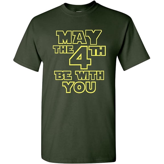 May The 4th Be With You Movie TV Funny Parody Adult T-Shirt Tee