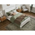 thumbnail image 3 of AFI Pasadena Full Solid Wood Low Profile Platform Bed, White, 3 of 10