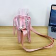 thumbnail image 3 of Satchel Bag Fashion Bolso Hombro PVC Crossbody Transparente Gran Capacidad Correa Ajustable Implaz para Conciertos Festivales Deportivos, 3 of 9