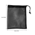 thumbnail image 2 of Mesh Bag Drawstring Nylon For Gym Travel Sports Equipment Storage, 2 of 3
