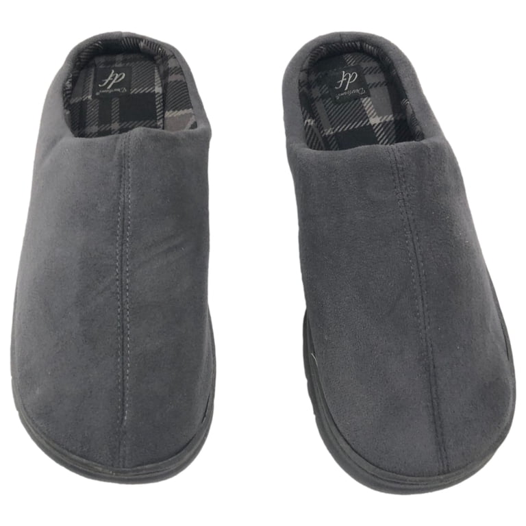 Dearfoams Mens Gray Slippers Slip-In Clogs Small (7-8  display picture 3