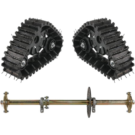 810mm/32 in Rear Axle Track Assembly Kits, Rear Wheel Axle Shaft Assembly and Snow Sand Snowmobile for Go Kart Buggy Quad UTV ATV 4 Wheeled Sand Snowmobiles (Rear Axle Track Assemly pro Kits)
