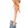thumbnail image 2 of Camisa con tirantes finos, camisola con cuello en V envolvente Camiseta sin mangas con tirantes finos Camisola con cuello en V envolvente a medida para la perfección, 2 of 5