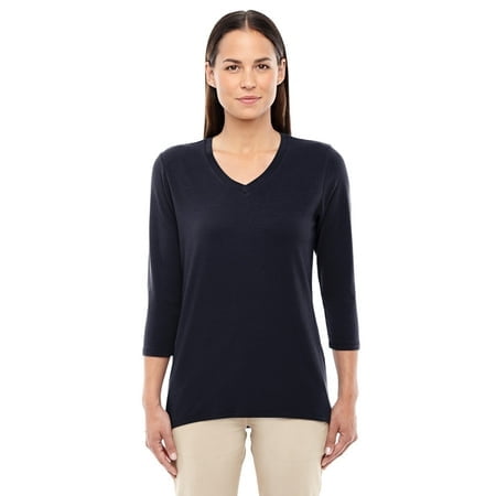 Devon & Jones Ladies' Perfect Fitâ„¢ Bracelet-Length V-Neck Top
