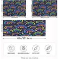 thumbnail image 4 of GZHJMY Cartoon Rainbow Satin Pillowcase for Hair and Skin, Soft and Cozy Cooling Smooth Pillow Cover with Envelop Closure, Standard Size 20x26in Home Decor, 4 of 7