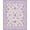 Ivory, variant on ODIKA 4'x6' Machine Washable Non-Slip Area Rug, Lavender Garden Floral High Traffic Rug, Ivory, 65194