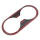 thumbnail image 4 of High qualityCarbon Fiber Style ABS Central Console Water Cup Holder Panel Cover Trim for -3 CX3 2017 2018, 4 of 5