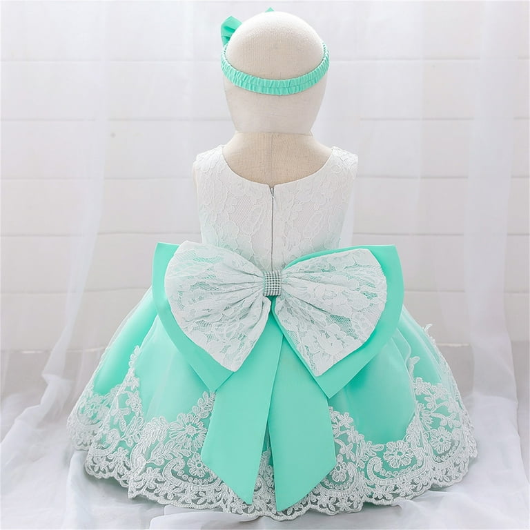 mint green newborn dress Adele Mint Infant Mint / 12m main image 0
