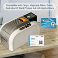 thumbnail image 5 of 500 Pack-Premium Blank PVC Cards with Slot Punch on Long Side, Lumanious CR80 30Mil (CR8030) Horizontal Slot Punch Blank Credit Cards for Business Office Photo ID Badge Printers, 5 of 7