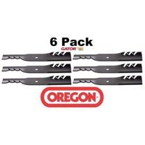 Oregon 6 Pack 96-308 Gator Mulcher Mower Blade for Lesco 5011 21871 50111 48"
