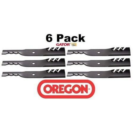 Oregon 6 Pack 96-308 Gator Mulcher Mower Blade for Lesco 5011 21871 50111 48"