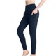 thumbnail image 5 of WILLBEST Pantalones de Yoga de Terciopelo para Mujer, Leggings Deportivos de Color Sólido, Cálidos, Gruesos Y Elásticos, con Bolsillos Laterales Dobles para Primavera, Otoño E Invierno. Mediana, 5 of 7