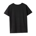 thumbnail image 4 of Camiseta para mujer, camiseta transpirable con cuello redondo para mochilero, compras, uso diario, viaje XL, 4 of 7