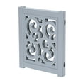 thumbnail image 3 of Home District Decorative Wooden Freestanding Pet Gate, Expands to 47" Wide, 3 of 8