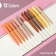 thumbnail image 2 of Mr. Pen- Retractable Gel Pens for Journaling, 12 Pack, Assorted Color Ink(Autumn Leaves), Fast Dry, Colorful & Soft grip Barrels, 2 of 9