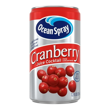 Ocean Spray Cranberry Juice Cocktail, 7.2 Fl Oz Can