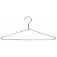 thumbnail image 2 of Slim Metal Suit Hanger with Fixed Bar and Chrome Finish, Box of 25 Strong Steel Hangers with Fixed Hook and Pant Bar by International Hanger, 2 of 4