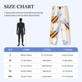 thumbnail image 4 of Lsque A Bee Print Men's Pajama Pants, Lounge Pant - Comfortable Home Wear,Elastic Waistband, Stylish Design-Large, 4 of 9